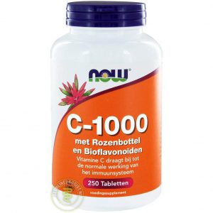 NOW C-1000 Rozenbottel & Bioflavonoiden Tabletten 250st