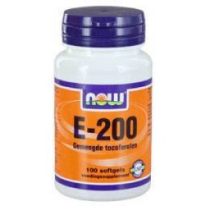 NOW E-200 Gemengde Tocoferolen Softgels 100st