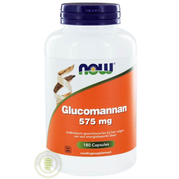 NOW Glucomannan 575mg Capsules 180st