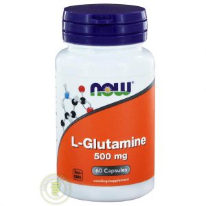 NOW L-Glutamine 500mg Capsules 60st