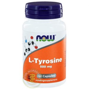 NOW L-Tyrosine 500mg Capsules 60st