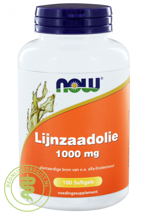 NOW Lijnzaadolie Capsules 100st