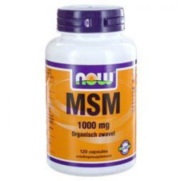 NOW MSM 1000mg Capsules 120st