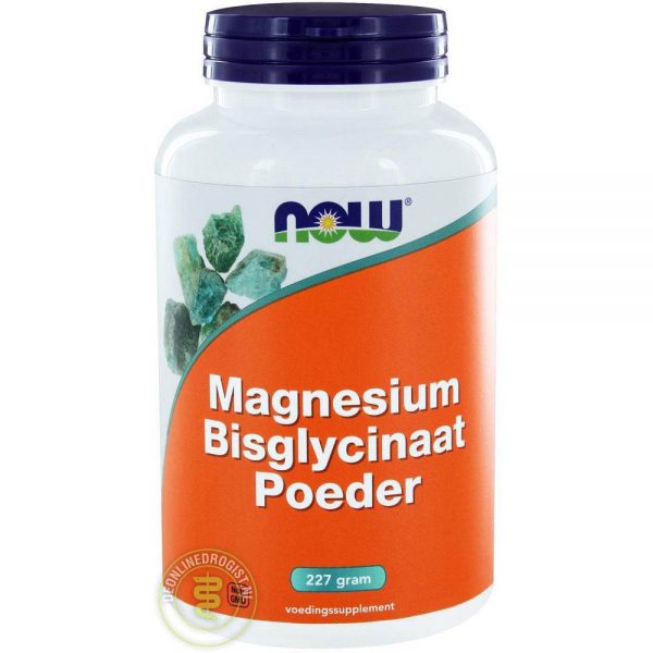 NOW Magnesium Bisglycinaat Poeder 227gr