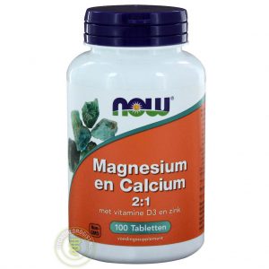 NOW Magnesium & Calcium 2:1 Tabletten 100st