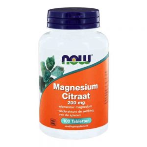 NOW Magnesium Citraat 200mg 250st