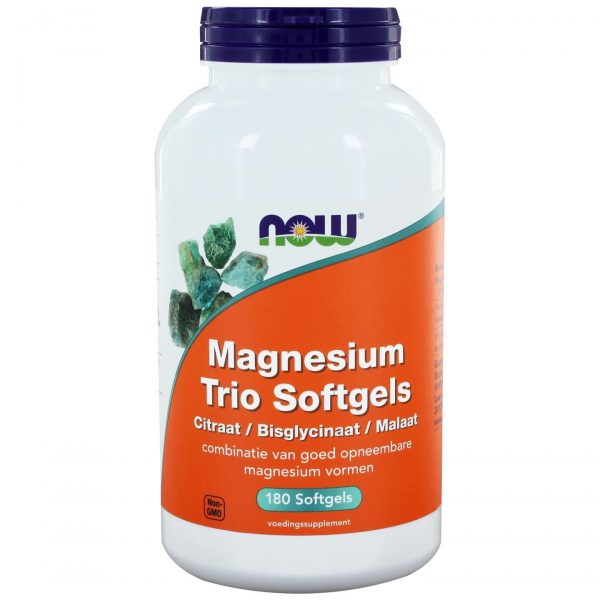 NOW Magnesium Trio Softgels 180st