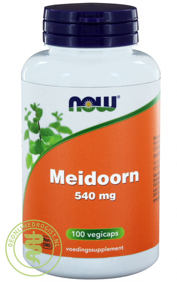 NOW Meidoorn 540mg Capsules