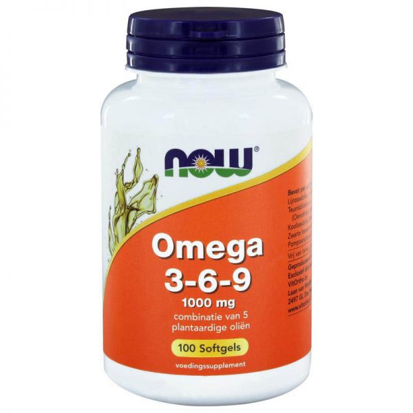 NOW Omega 3-6-9 1000mg Tabletten 100st