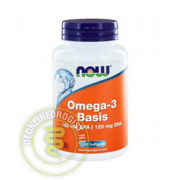 NOW Omega-3 Basis 180 mg EPA 120 mg DHA Softgels 100st