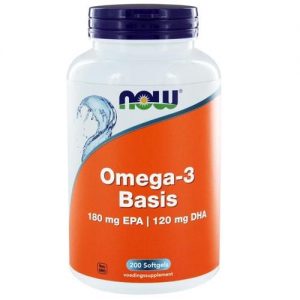 NOW Omega-3 Basis 180 mg EPA 120 mg DHA Softgels 200st