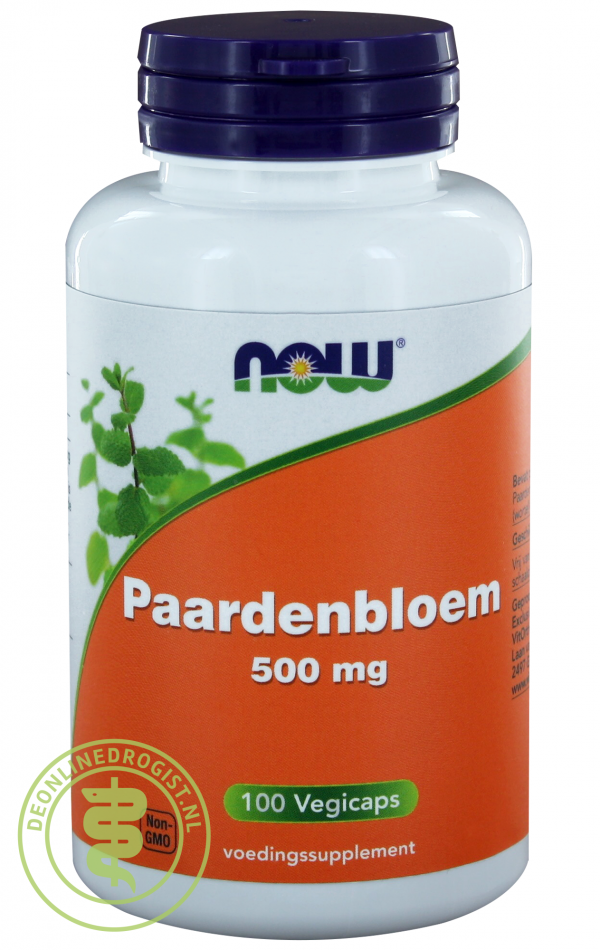 NOW Paardenbloem 500mg Capsules 100st