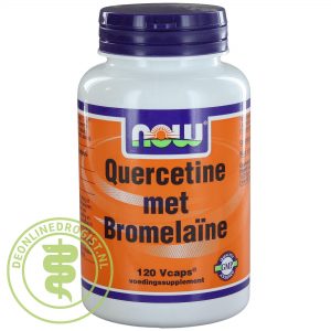 NOW Quercitin With Bromelain Capsules 120st