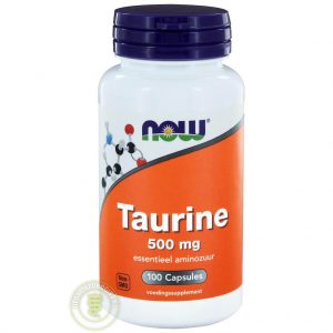 NOW Taurine 500mg Capsules