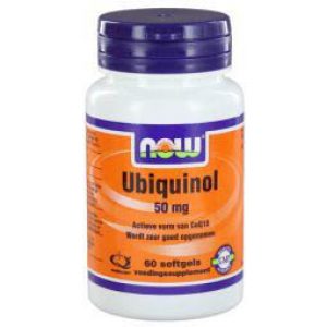 NOW Ubiquinol 50mg Capsules 60st