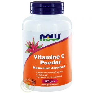 NOW Vitamine C Poeder Magnesium Ascorbaat