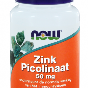 NOW Zink Picolinaat 50mg Capsules 60st