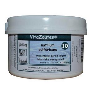 Natrium sulfuricum VitaZout Nr. 10