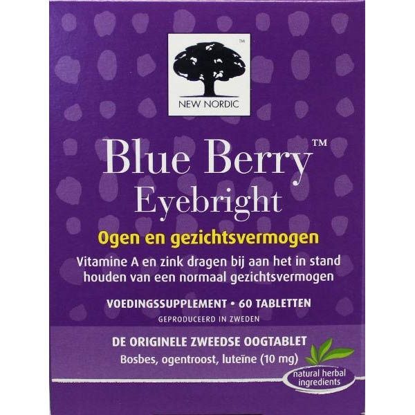 New Nordic Blue Berry Eyebright Tabletten