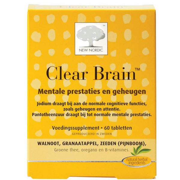 New Nordic Clear Brain Tabletten