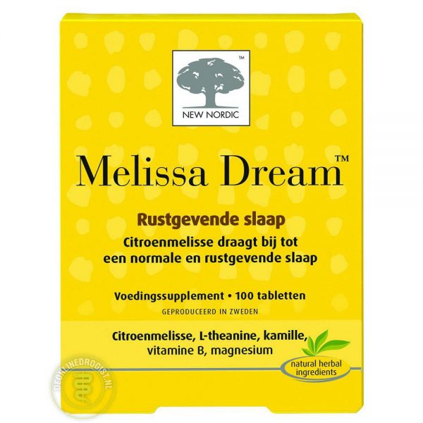 New Nordic Melissa Dream Tabletten 100st