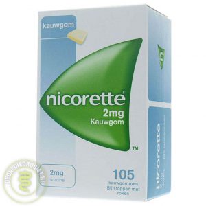 Nicorette Kauwgom 2mg Classic 105st