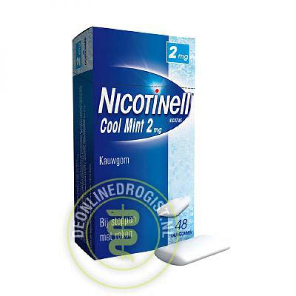 Nicotinell Kauwgom 2mg Cool Mint 48st