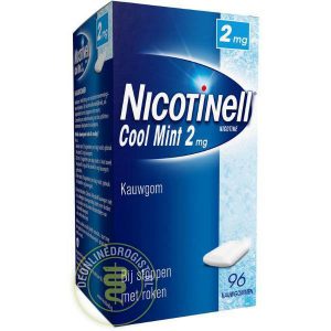 Nicotinell Kauwgom 2mg Cool Mint (Voordeelverpakking)