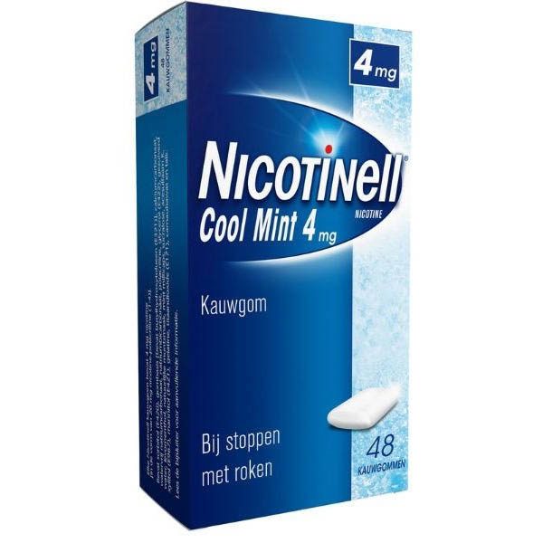 Nicotinell Kauwgom 4mg Cool Mint 48st