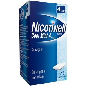 Nicotinell Kauwgom 4mg Cool Mint (Voordeelverpakking)