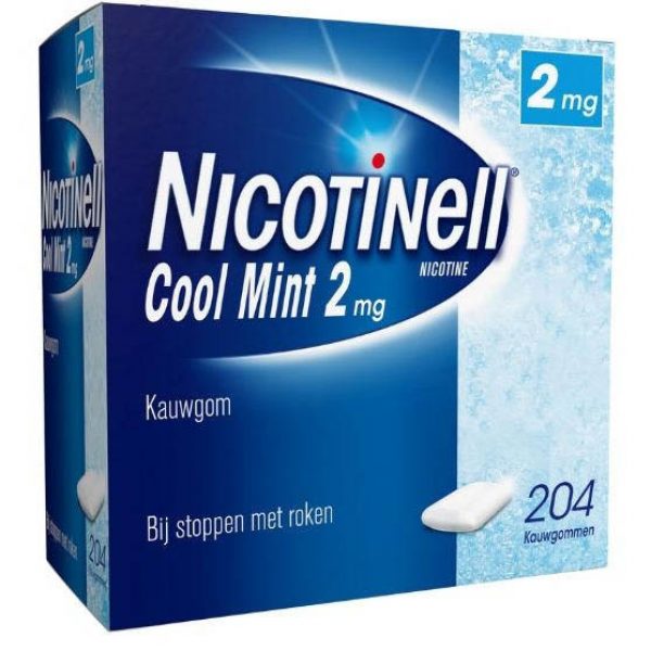 Nicotinell Kauwgum 2mg Cool Mint 204st