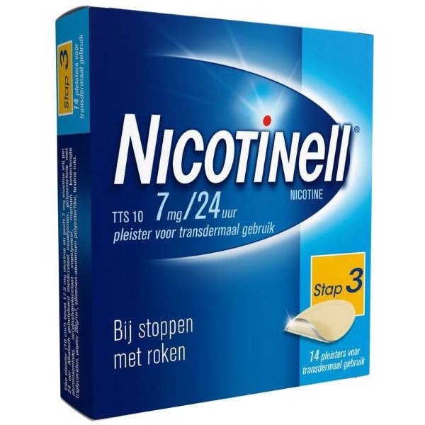 Nicotinell Pleisters TTS 10 7mg / 24uur (Voordeelverpakking)