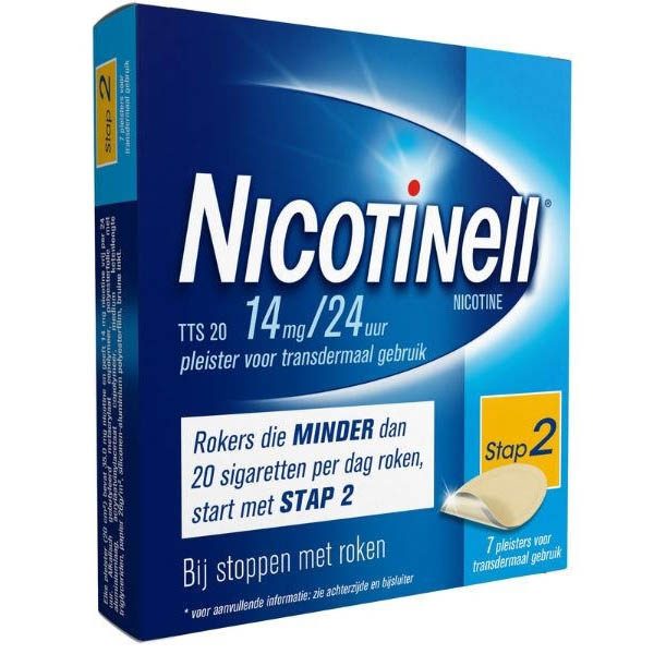 Nicotinell Pleisters TTS 20 14mg / 24uur