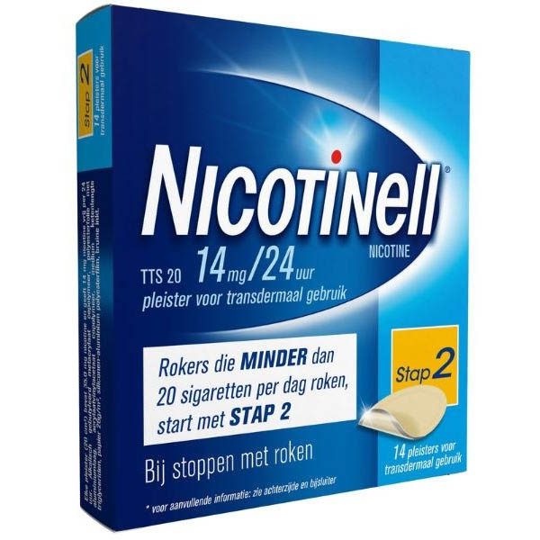 Nicotinell Pleisters TTS 20 14mg / 24uur (Voordeelverpakking)