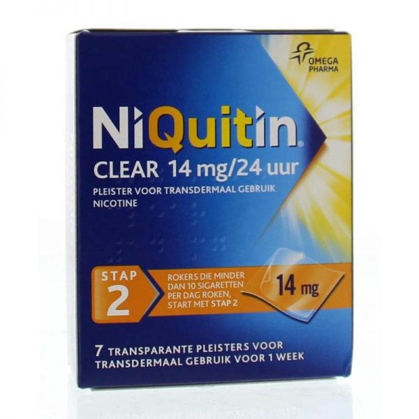 Niquitin Pleister 14mg Stap 2