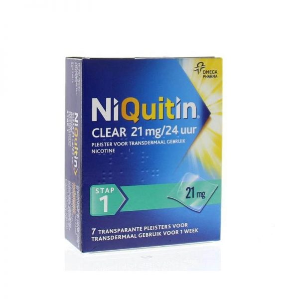 Niquitin Pleister 21mg Stap 1