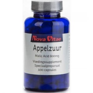 Nova Vitae Appelzuur Malic Acid 800 Capsules 100st