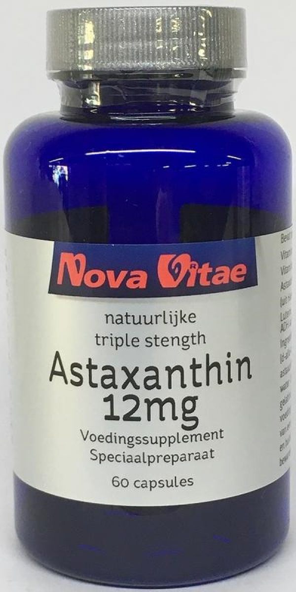 Nova Vitae Astaxanthin 12mg Capsules