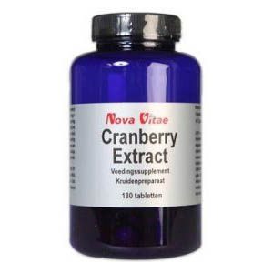 Nova Vitae Cranberry Extract Tabletten 180st