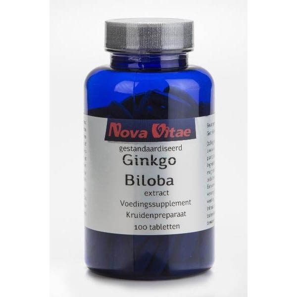 Nova Vitae Ginkgo Biloba 60mg Tabletten 100st