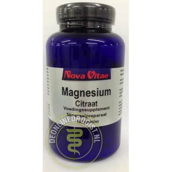 Nova Vitae Magnesium Citraat 200mg Tabletten 180st