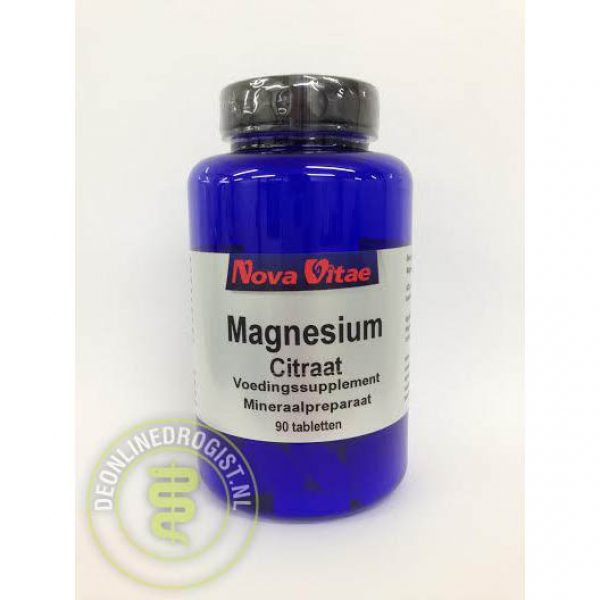 Nova Vitae Magnesium Citraat 200mg Tabletten 90st