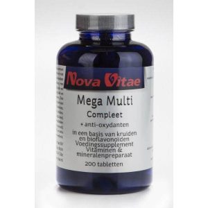 Nova Vitae Mega Multi Compleet Tabletten 200st