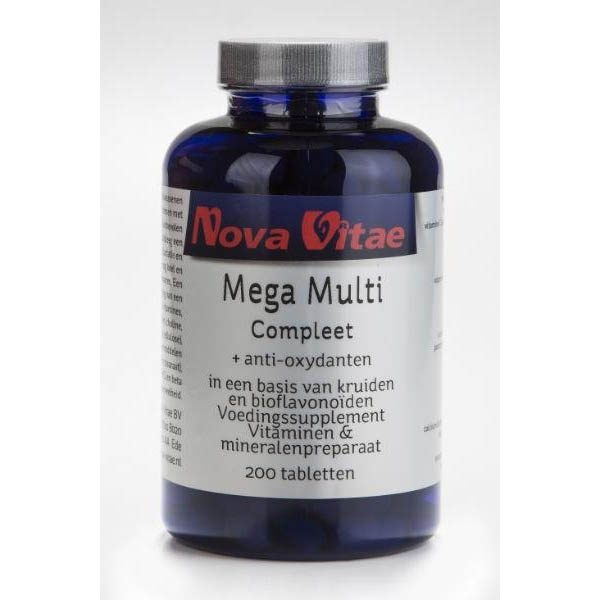 Nova Vitae Mega Multi Compleet Tabletten 200st