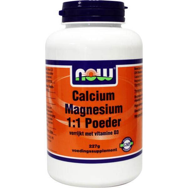 Now Calcium & Magnesium 1:1 Poeder 227gr