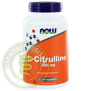 Now L Citrulline 750mg Capsules 180st