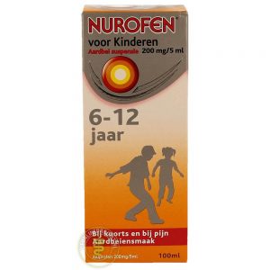 Nurofen voor Kinderen Aardbeien Suspensie