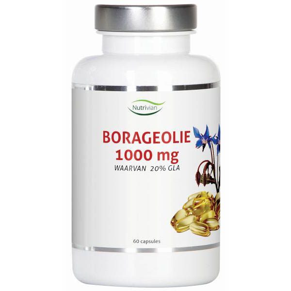 Nutrivian Borageolie 1000mg Capsules 60st