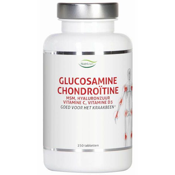 Nutrivian Glucosamine Chondroitine Tabletten 250st