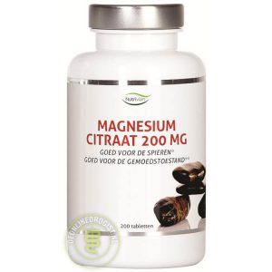 Nutrivian Magnesium Citraat 200mg Tabletten 200st